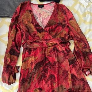 Vici Womens Balloon Sleeve Dress